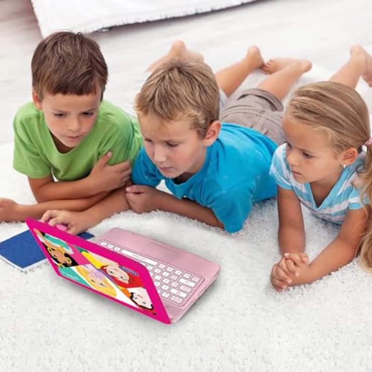 Lexibook Disney Prinzessin Lerncomputer, zweisprachiges pädagogisches Laptop mit 124 Aktivitäten in Französisch und Englisch – Bild 4
