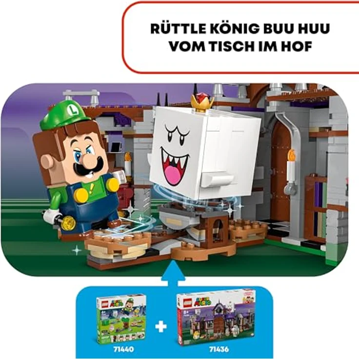 LEGO® Konstruktionsspielsteine König Buu Huus Spukhaus (71436), LEGO Super Mario, (932 St), Made in Europe - Preisvergleich – Bild 7