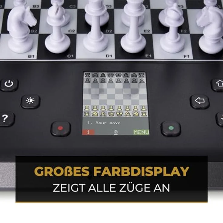 Millennium Chess Genius Pro M815, Schachcomputer mit Farbdisplay, bis zu 2.200 ELO und umfassenden Lernfunktionen – Bild 2