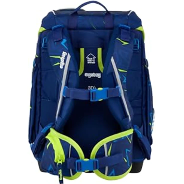 ergobag cubo Set, ergonomischer Schulranzen 5-teilig mit höhenverstellbarem Tragesystem, robust und individualisierbar, für 1. Klasse Grundschule – Bild 5