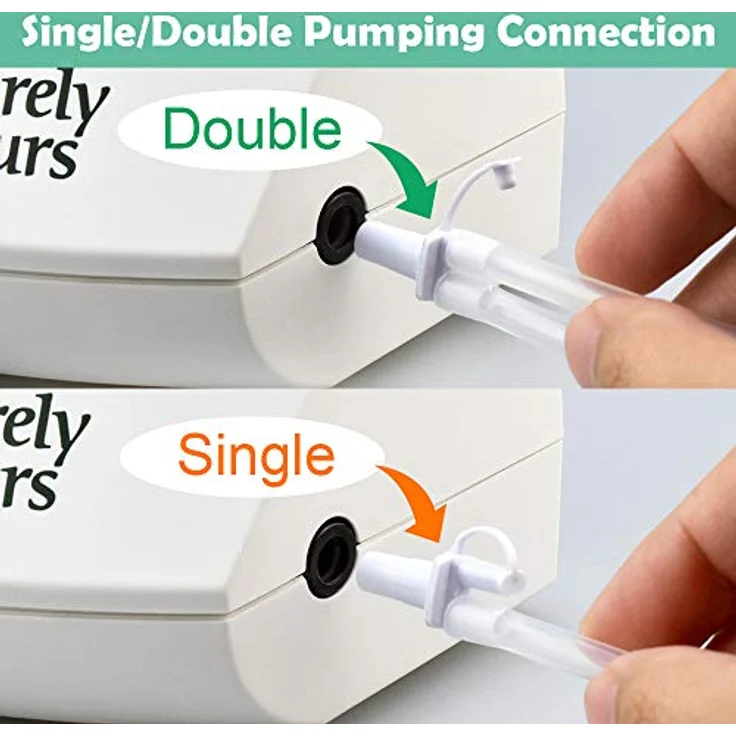 Pumpteile für Ameda Purely Yours Pumpen; Inkl. Top Cap Silikonmembran Entenschläuche und Adapter ersetzt Ameda Ersatzteil – Bild 10