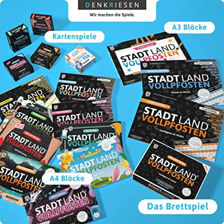 STADT LAND VOLLPFOSTEN® Brettspiel - "Intelligenz ist relativ. " – Bild 6