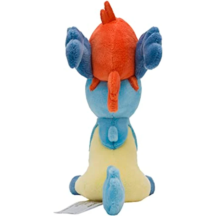 Tinisu Pokemon Keldeo Kuscheltier, 20 cm Plüschtier im Poké Doll-Stil, mit Horn und plüschigen Verzierungen, für Kinder ab 4 Jahren – Bild 4