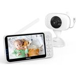 Yoton Video-Babyphone YB06 mit 4,3-Zoll-LCD, 1500mAh Akku, Nachtsicht und Zwei-Wege-Audio