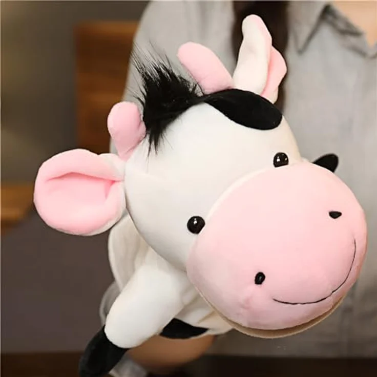LOMTRATS Tierhandpuppen-Set für Kinder, Wolf, Tiger, Löwe, Affe mit beweglichen Mäulern, 25 cm, ideal für Geschichtenerzählen und Unterricht – Bild 1