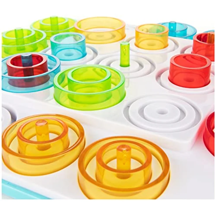 Spin Master Otrio Nouvelle édition, Brettspiel mit 3 Gewinnmöglichkeiten, strategisch und unterhaltsam – Bild 3