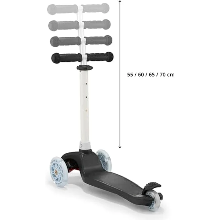 HyperMotion TRINGO Dreirädriger Kinder-Scooter mit LED-Rädern – höhenverstellbar, ab 3 Jahren – Bild 6