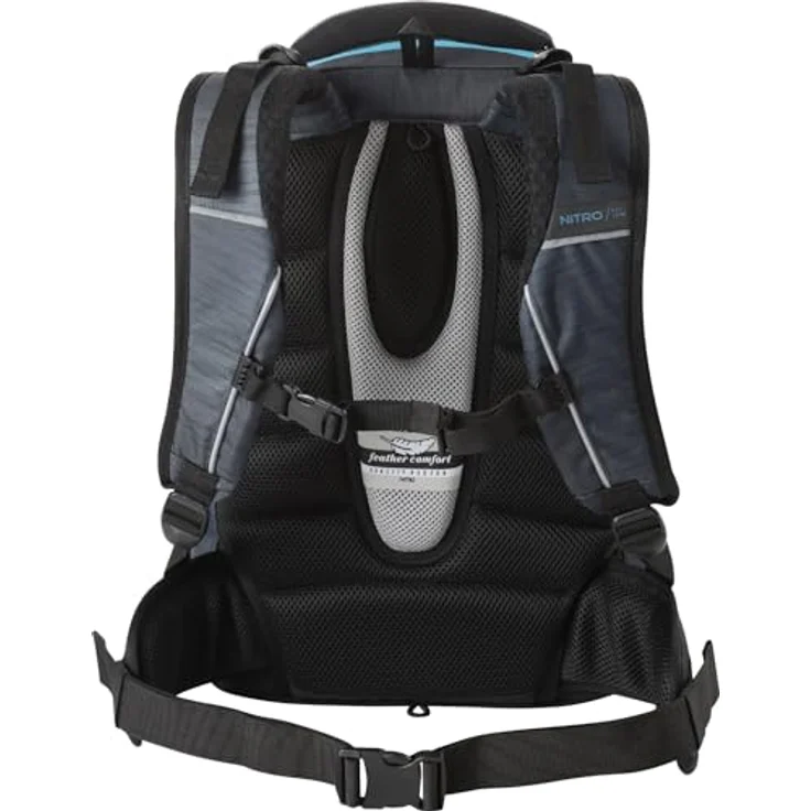 NITRO Schulrucksack SUPERHERO, Haze, mit integrierter Thermotasche, ergonomischen Schultergurten und 360° Reflektoren – Bild 4