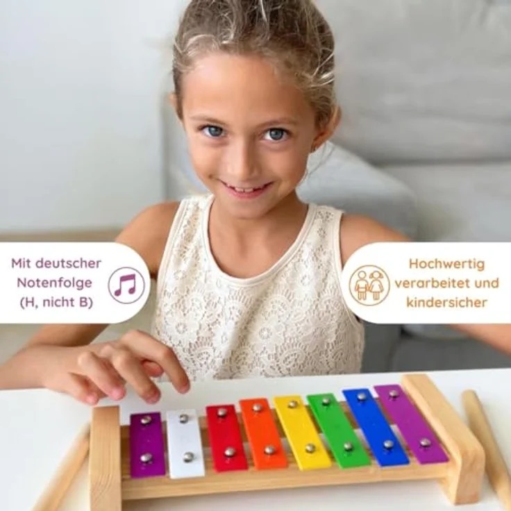 Holz-Glockenspiel-Set Kleine Glockenspieler - Preisvergleich – Bild 7