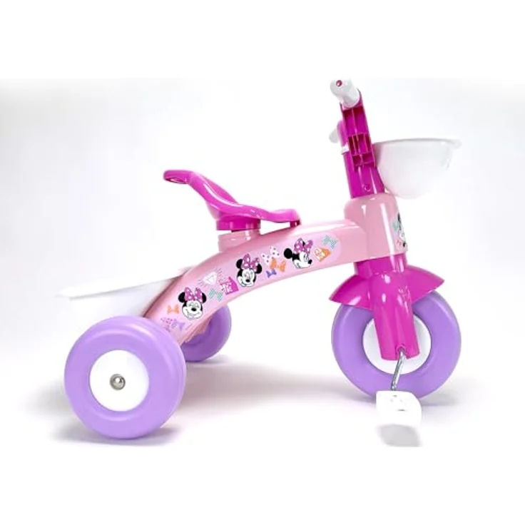 Kubbinga Dreirad erste Schritte Minnie, mehrfarbig mit Kunststoffrollen und Körben – Bild 5