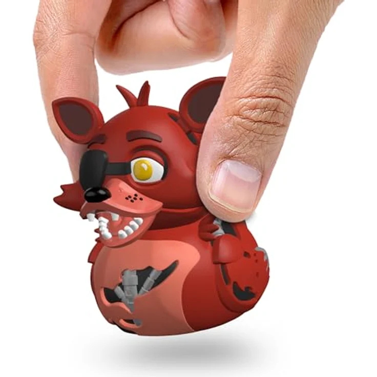 TUBBZ Mini: Five Nights at Freddy's - Foxy Cosplaying Rubber Duck Vinyl Figure, Mini-Badewannenspielzeug, 5 cm, entdecke die Welt der Cosplay-Enten – Bild 1