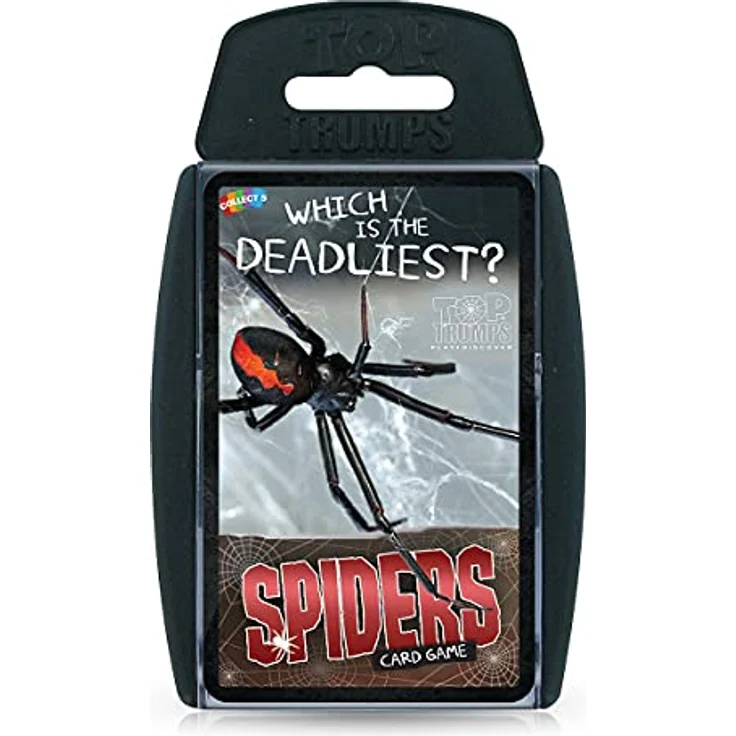Winning Moves Spiders Top Trumps Kartenspiel, Englisch-Version mit faszinierenden Spinnen-Fakten – Bild 1