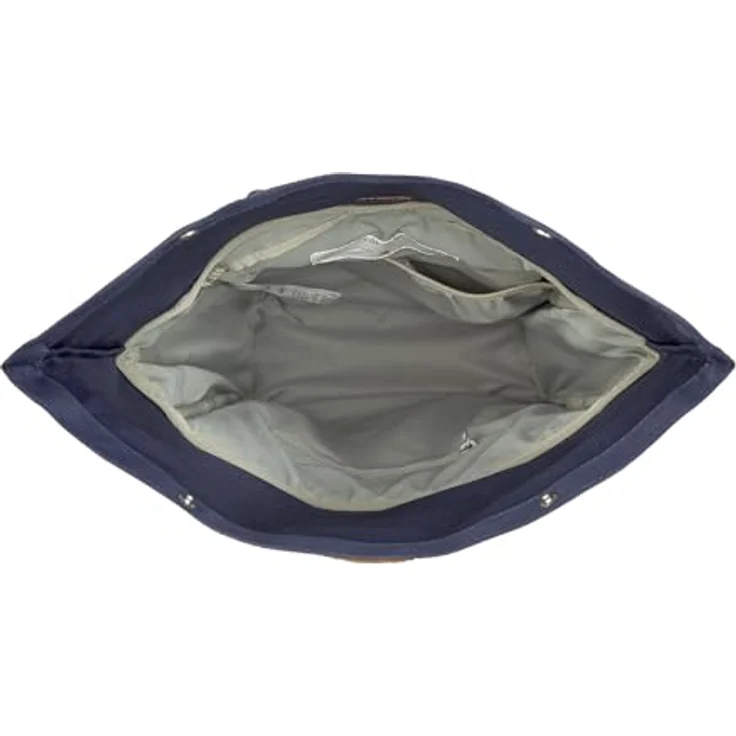 LÄSSIG Kinderrucksack mit Brustgurt Freizeitrucksack, 15 Liter Rolltop Backpack navy, wasserabweisend – Bild 5