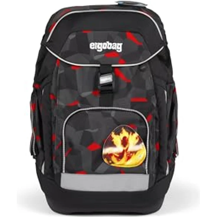 ergobag Schulrucksack Maxi (5tlg), aus recycelten PET-Flaschen, blau – Bild 2