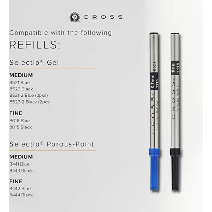 Cross CENTURY Rollerball Pen, Weiß-Roségold mit elegantem Design und komfortablem Griff – Bild 8