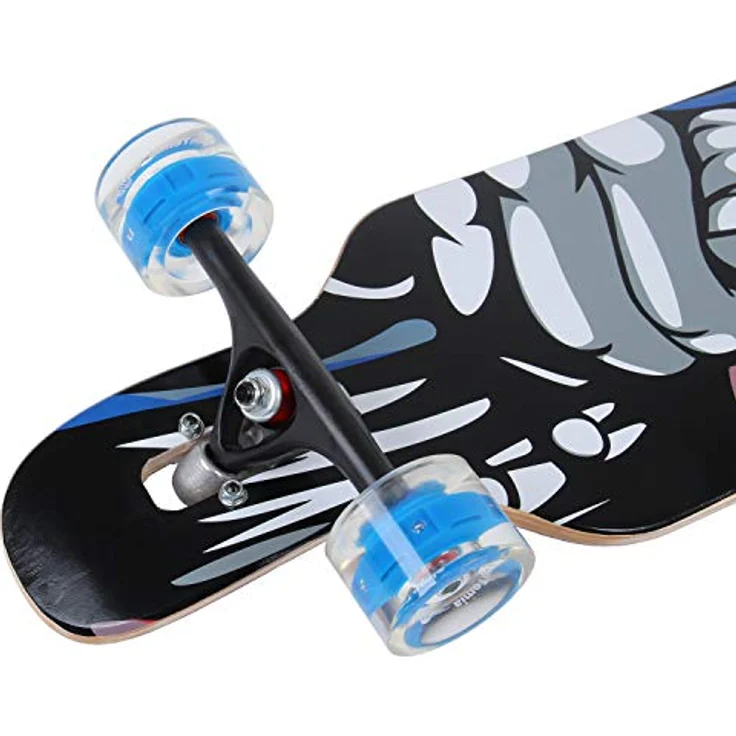 FunTomia Flex3 bis 68kg - Camber Longboard (Amerika LED - Ahornholz) – Bild 5
