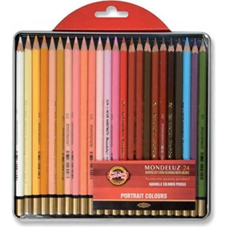 Koh-i-Noor Mondeluz 24 Farben Porträtstifte (174934)