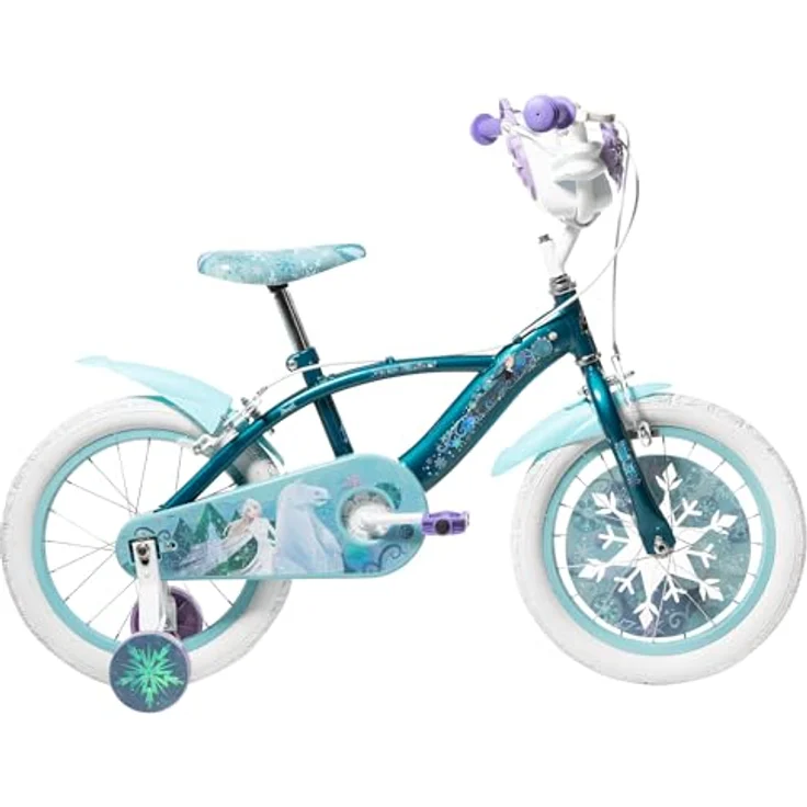 Huffy Disney Die Eiskönigin Frozen 16" Kinderfahrrad für 5-7 Jahre - Blau – Bild 4
