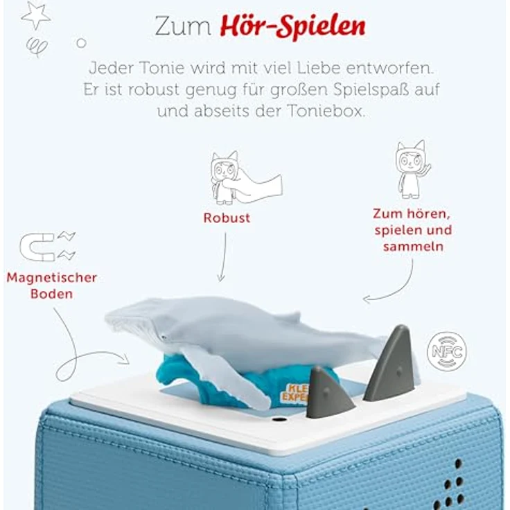 tonies Hörspielfigur KLE!NE EXPERTEN tauchen mit Walen, Unterwasser Abenteuer in Begleitung von Mara – Bild 3