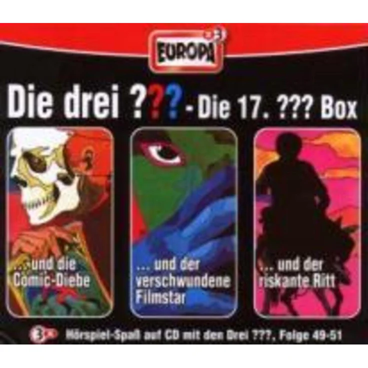 OTTO Hörspiel Die drei ??? Box 17. Folgen 49-51 (drei Fragezeichen) 3 CDs, Detektiv- u. Kriminalgeschichten