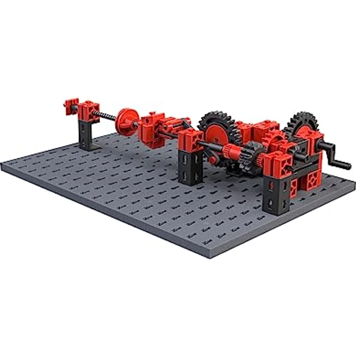 fischertechnik PROFI 569020 Mechanics-Baukasten für Kinder ab 8 Jahre, Experimentierbausatz mit 12 Modellen zur Erkundung der Mechanik, Rot – Bild 5