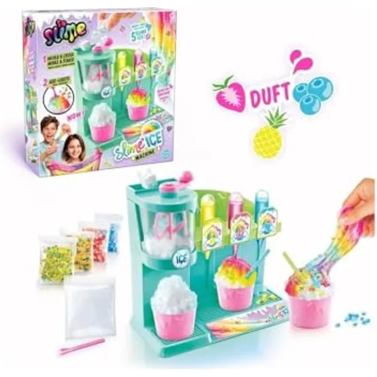 Canal Toys So Slime Eismaschine, kreatives Bastelset zur Slime-Herstellung für 5 verschiedene Sorten, inkl. Duftstoffe und Dekorationen