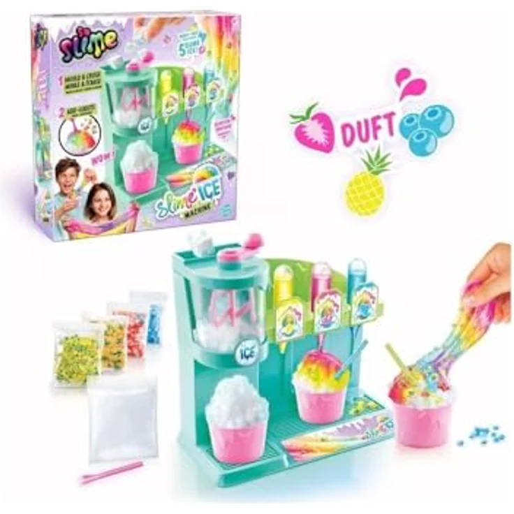 Canal Toys So Slime Eismaschine, kreatives Bastelset zur Slime-Herstellung für 5 verschiedene Sorten, inkl. Duftstoffe und Dekorationen – Bild 1