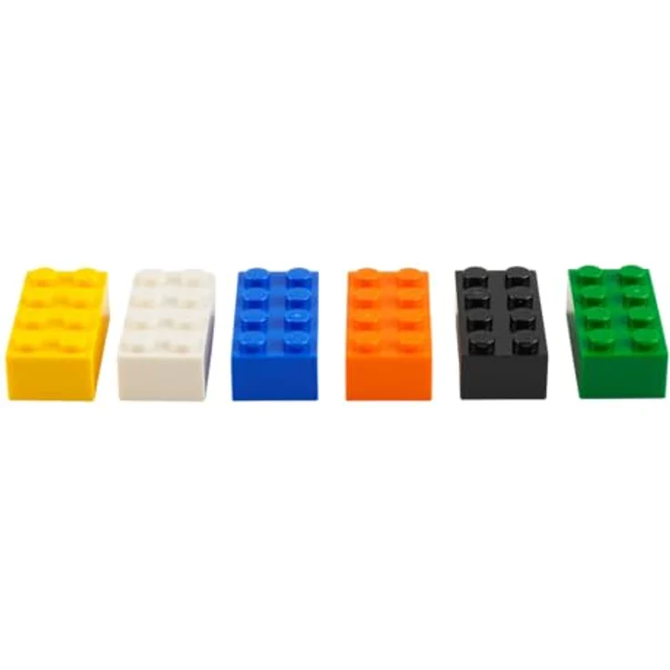 Stein-Experte Lego® 2x4 Bausteine – 100x Klassische Steine | Bunte Farben | Modell 3001 | Kompatibel mit Lego® Sets | Perfekt für Bauprojekte & Kreativität – Bild 5