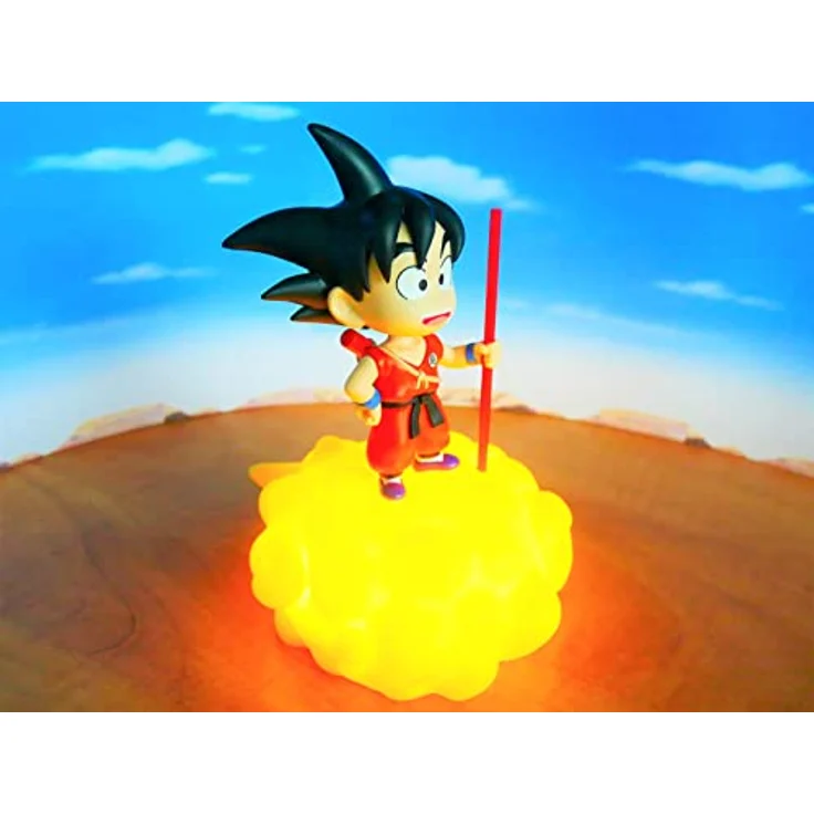 TEKNOFUN Dragon Ball Goku Leuchtende Figur, 18 cm mit 2 Beleuchtungsmodi, USB/MicroUSB und Batteriebetrieb – Bild 5