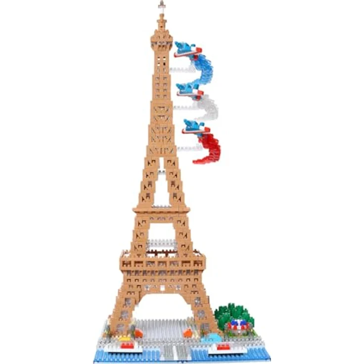 Nanoblock Advanced Paris, Banks of the Seine, Mikro-Bausteine Set mit über 2500 Teilen, für ab 12 Jahren – Bild 3