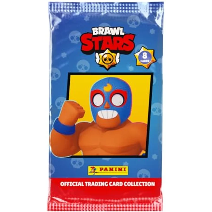Panini Brawl Stars Trading Cards Box mit 18 Hüllen (8 Karten) + 1 Limited Edition-Karte, 180 Karten insgesamt – Bild 5