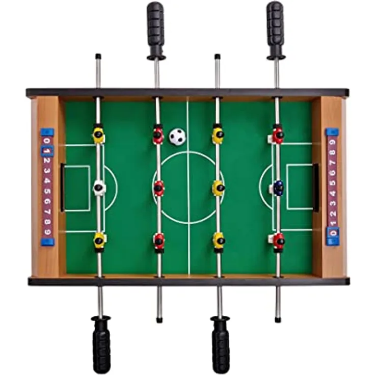 BUTLERS Tischkicker GOOOALIAT (51 x 31 cm) Mini Kicker für Kinder und Erwachsene -Junior Fußball Tisch Spiel mit Ball und Standsanzeige