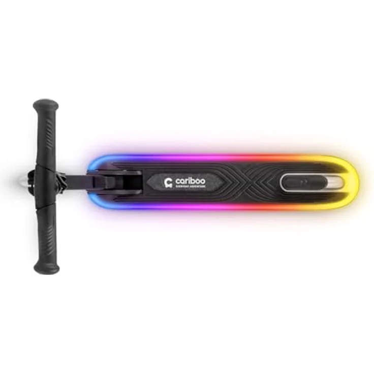 CARIBOO Cariboo LEDStar, Zweirad-Roller mit 11 LED-Modi und Bewegungssensor, klappbar – Bild 3