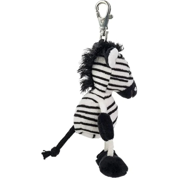 Schaffer Schlüsselanhänger Plüsch Zebra Nala, 12 cm, waschbar bei 30°C, geprüfte Qualität nach DIN EN 71 – Bild 3
