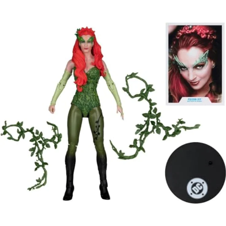 McFarlane Toys Batman & Robin DC Multiverse Actionfigur Poison Ivy (Gold Label), 18 cm, Ultra Articulation und sammelbare Kunstkarte – Bild 2