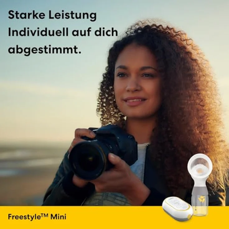 Medela Freestyle Mini Classic, elektrische Einzelmilchpumpe mit wiederaufladbarem Akku, kompakt und leicht (215 g) – Bild 2
