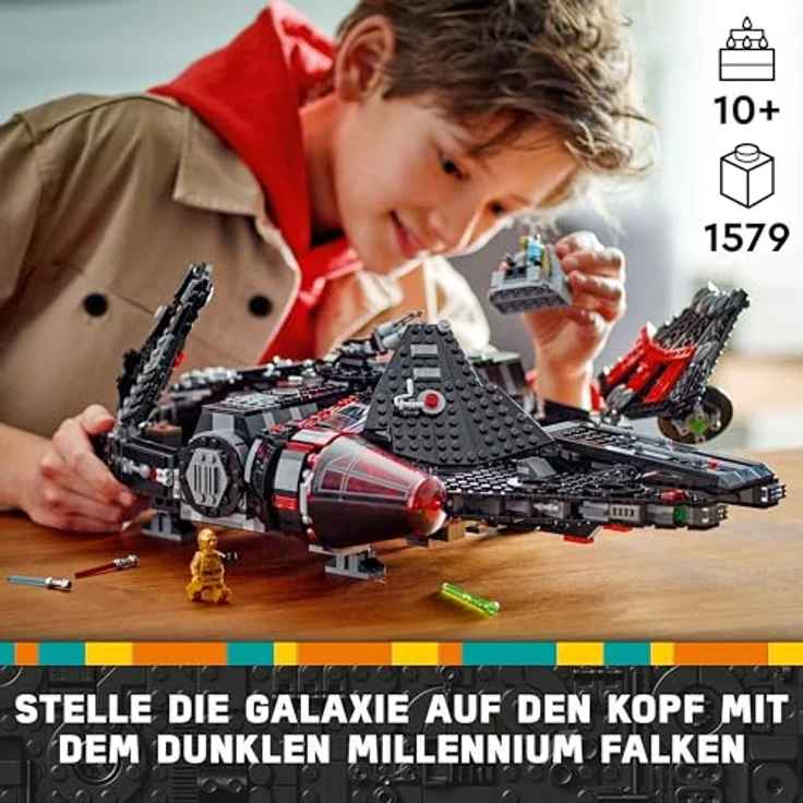 LEGO® Konstruktionsspielsteine Dunkler Millennium Falke (75389), LEGO Star Wars TM, (1579 St), Made in Europe – Bild 4