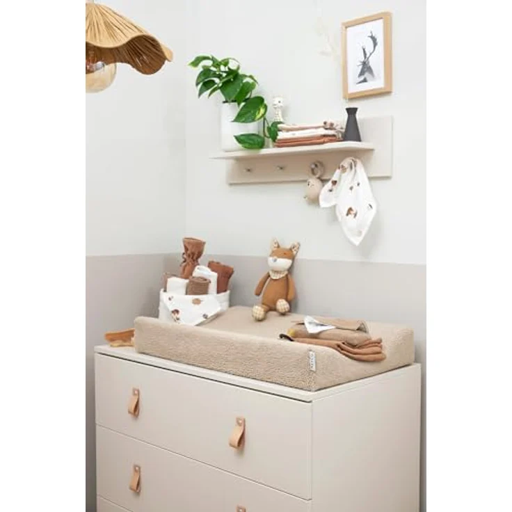 Meyco Baby Forest Animals Toffee, 3er Set Spucktücher aus Musselin, 30x30 cm – Bild 5
