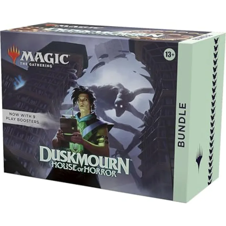 Magic: The Gathering Duskmourn: Haus des Schreckens Bundle (Englische Version) - Magic The Gathering Sammelkarten mit gruseligem Zubehör und limitierten Promokarten
