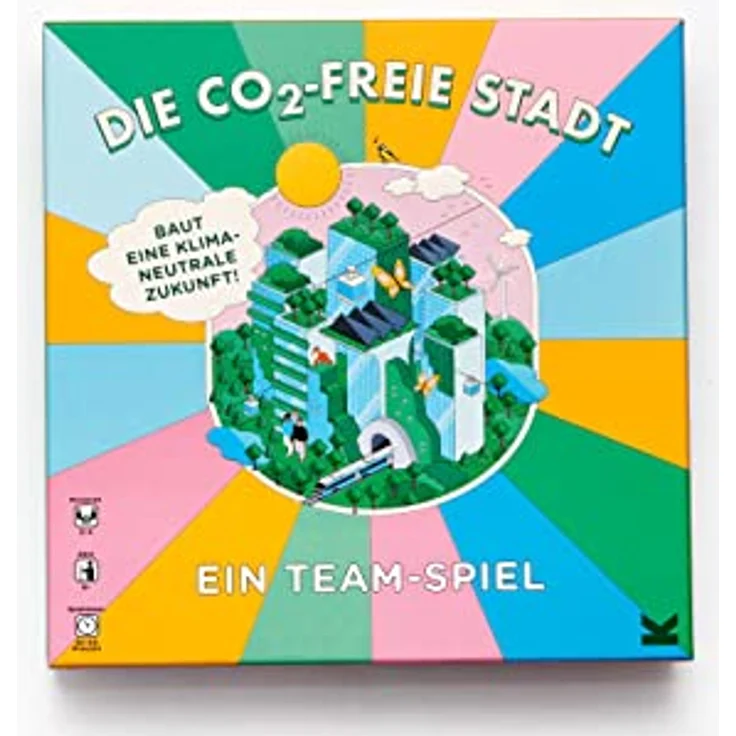 Laurence King Die CO2-freie Stadt, Team-Spiel für 2–4 Personen, Spieldauer 30–60 Minuten, Unterstützt Klimaprojekte – Bild 2