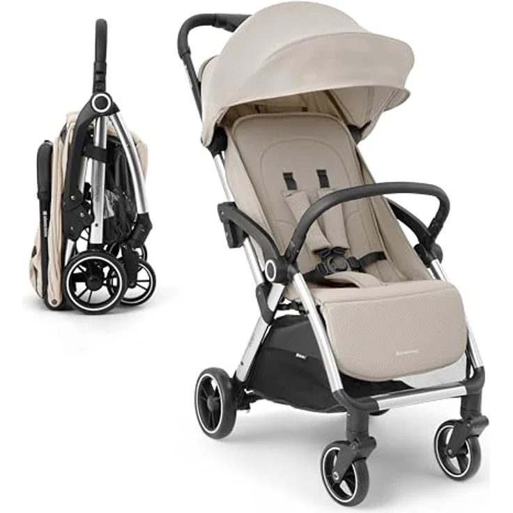 Kikkaboo Kinder-Buggy Kinderwagen, Buggy Eden bis 22 kg, Federung, Regenschutz, zusammenklappbar – Bild 2