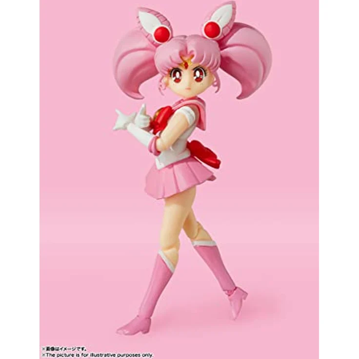 BANDAI Tamashi Nations - Pretty Guardian Sailor Moon - Sailor Chibi Moon (Animation Color Edition), S.H.Figuarts Sammelfigur, 18,1 cm hoch – Bild 5