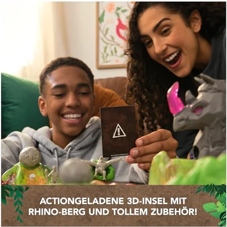 Spin Master Games Jumanji Stampede - großes kooperatives 3D-Abenteuerspiel für die ganze Familie, 2-4 Spielerinnen, ab 8 Jahren - Preisvergleich – Bild 3