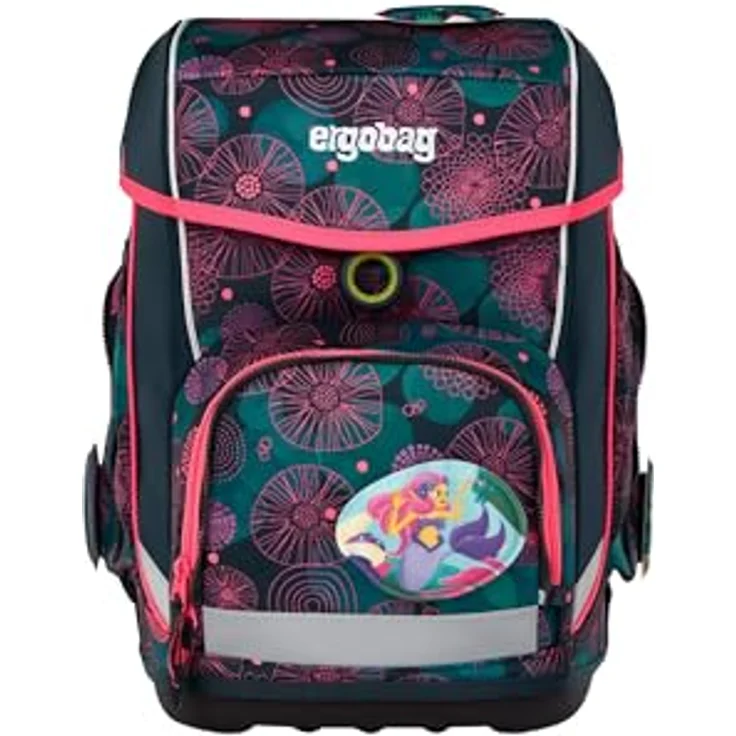ergobag cubo Set, 5-teiliges ergonomisches Schulrucksack-Set für 1. Klasse, klassisch, hochgradig individuell gestaltbar, standfest und reflektierend, gefertigt aus 27,7 recycelten PET-Flaschen – Bild 2