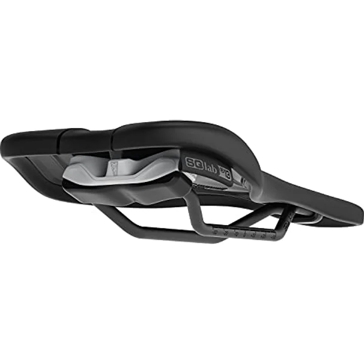 SQlab Unisex – Erwachsene 612 Ergowave Active 2.1 Road & MTB Race Fahrradsattel, Schwarz, 16 cm – Bild 5