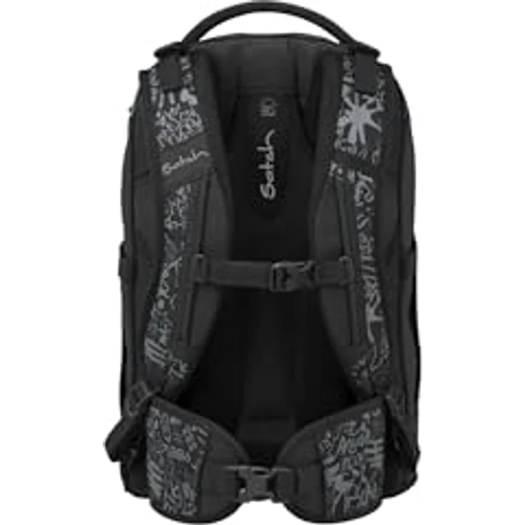 Satch Pack Ergonomischer Schulrucksack, 30L Stauraum, standfest, Organisationstalent, Street Ink - Grau – Bild 4