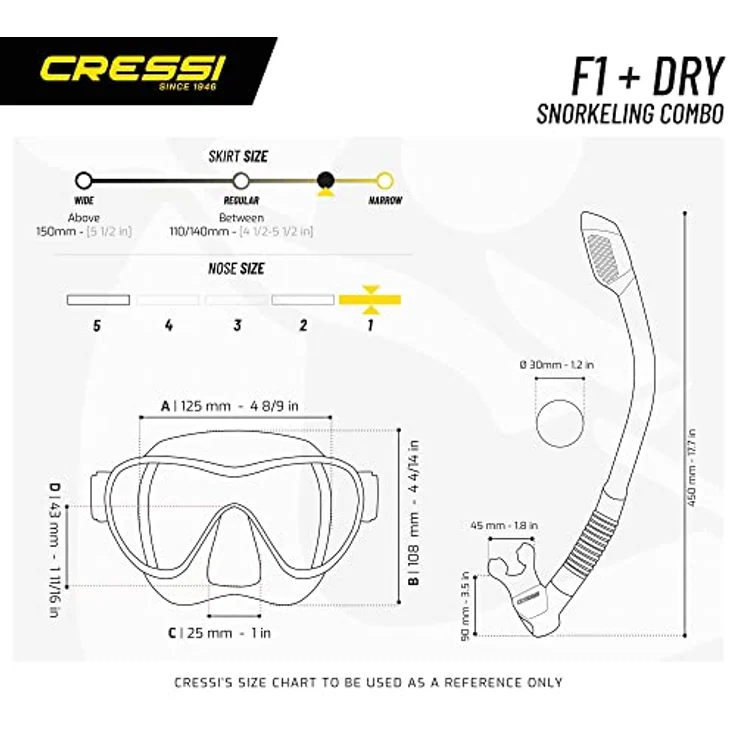 Cressi F1 + Dry Combo – Bild 5