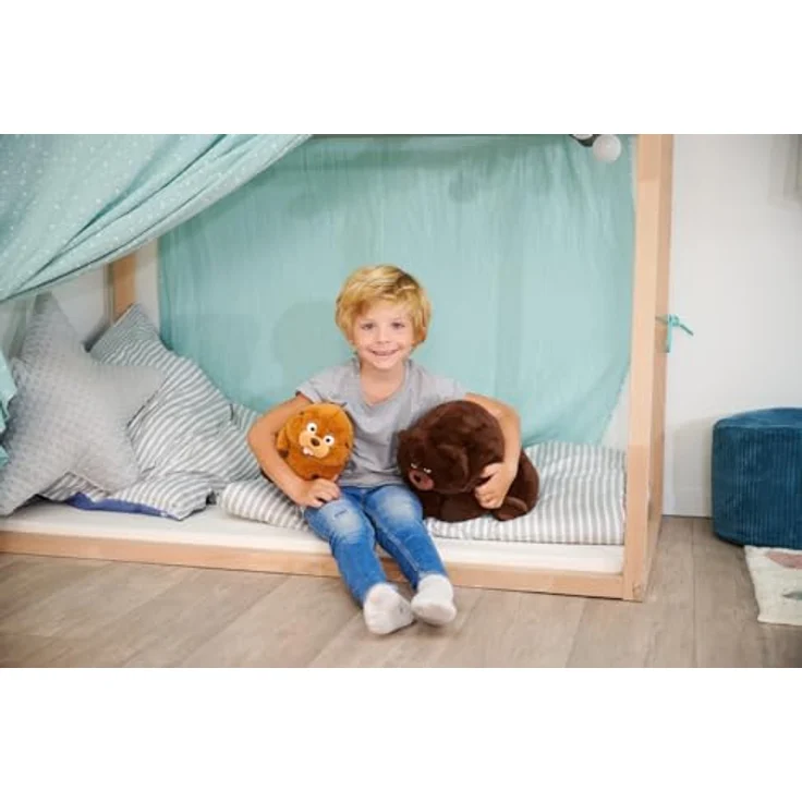 Simba Disney Pixar Hoppers Mabel Beaver, Plüschtier 22 cm aus weichem Plüschstoff, offizielles Lizenzspielzeug für Kinder und Sammler – Bild 4