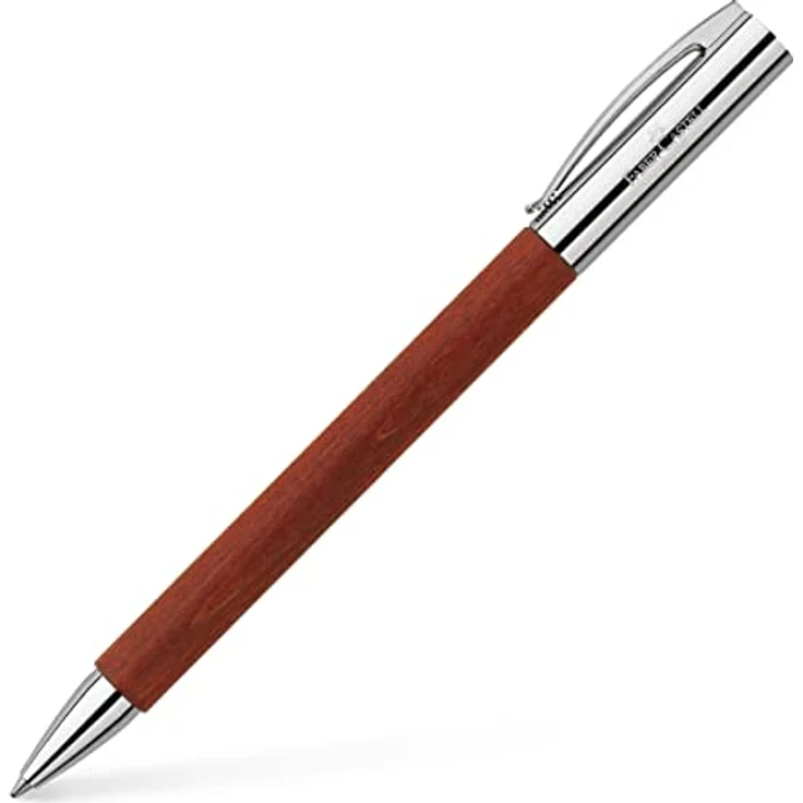 Faber-Castell Ambition Birnbaum, Schreibstift aus rötlich braunem Birnbaumholz mit schwarzer Grossraummine, Strichbreite B – Bild 1