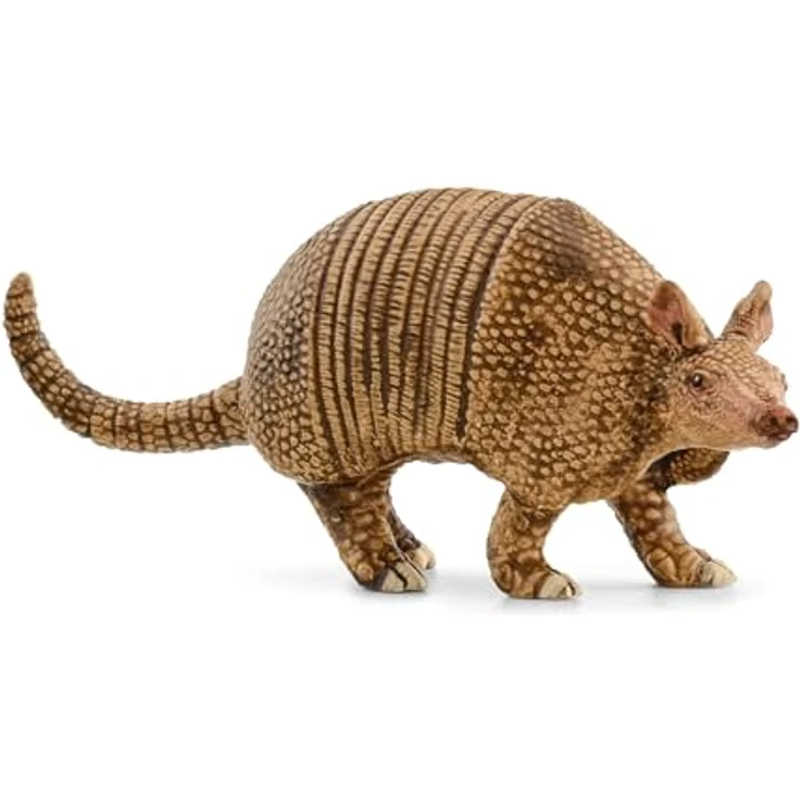 Schleich Gürteltier Figur Wild Life, ca. 7,6 x 2 x 3 cm, knöcherne Panzerbildung, lat. Name: Dasypoda – Bild 1